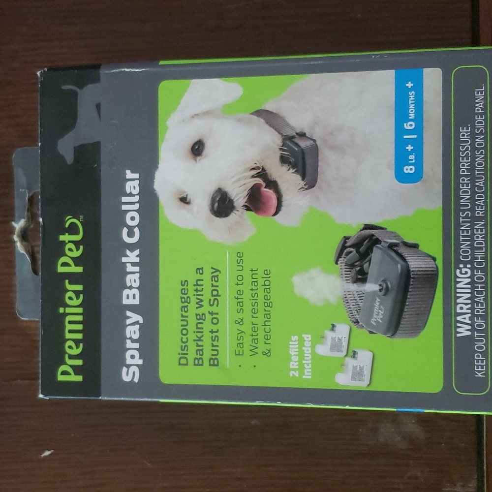 NIB Spray Bark Collar